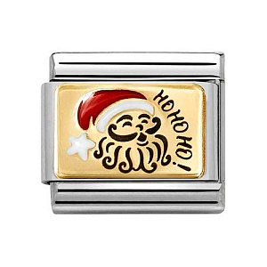 Classic Plate, Babbo Natale con capello rosso