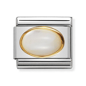 Classic Edelstein Oval, Perlmutt