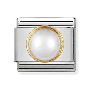 Classic Gemma Tondo, Perla bianco