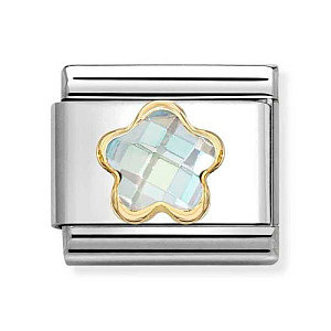 Classic Pierre Facettes, Fleur, ZC blanc