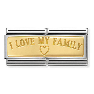 Classic Double Plate, I love my family