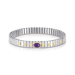 Extension Gold Bracciale, 1 pietra, diversi colori, Small