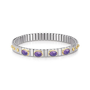 Extension Gold Bracciale, 4 CZ, diversi colori