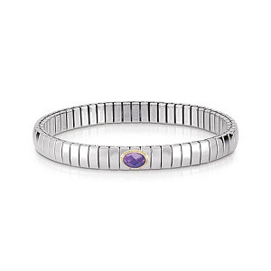 Extension Gold Bracciale, 1 CZ, diversi colori