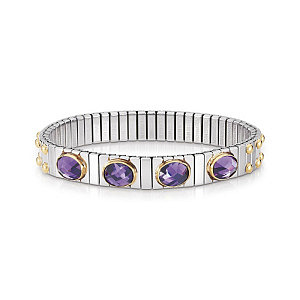 Extension Gold Bracciale, 4 CZ, diversi colori