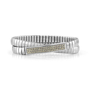 Extension Glitter Armband, Champagne, Double