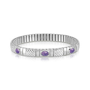 Extension Silver Bracciale, 3 CZ