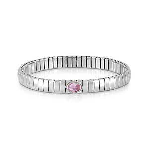 Extension Silver Bracciale, 1 pietra, diversi colori