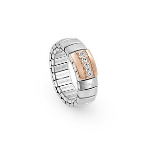 Extension Rose Anello, Pavé, CZ bianco