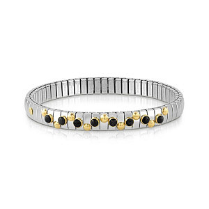 Extension Gold Bracelet, 8 pierres, couleurs divers