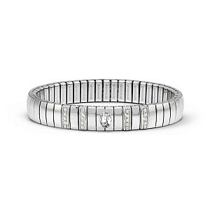 Extension Bracciale, Oval, 1 CZ, 20 cm