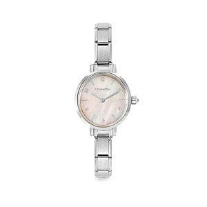 Paris Orologio, Quadrante ovale, Madreperla, rosa