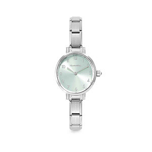 Paris Orologio, Quadrante ovale, Verde salvia, 2.6 x 2.8 cm