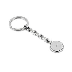 Virtus Code Porte-Cles, Diamant, blanc, 9.5 cm