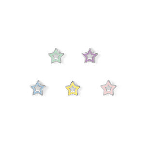 Fairyicons Orecchini, Stella, Set con 5 motivi