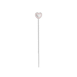 Fairyicons Boucle d'oreilles pendantes, Cœur, Single, 5 cm