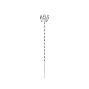 Fairyicons Orecchini pendenti, Corona, Single, 5 cm