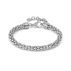 Ecclettica Bracciale, Catena Popcorn, 23 cm