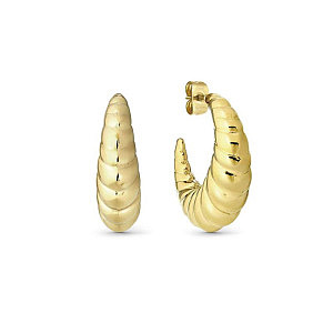 Ecclettica Ohrringe, Croissant, 2.5 cm, vergoldet