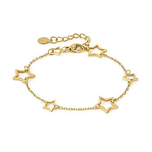 Ritmatika Bracciale, Stella, 19 cm, placcato oro