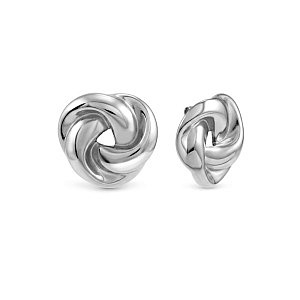 Wear&Style Ohrringe, Knoten, 2.2 x 2.2 cm