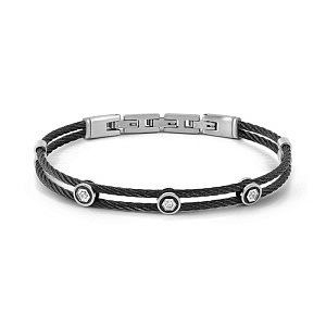Sealover Bracelet, ZC blanc, Cable, 21 cm, noir