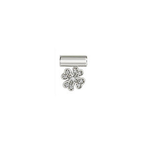 SeiMia Pendentif, Trèfle à quatre feuilles, ZC blanc