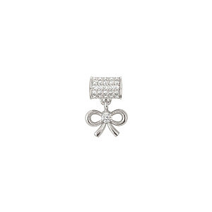 Seimia Pendenti, Fiocco, CZ bianco