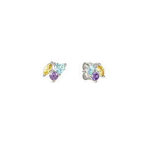 Colour Wave Mini Boucles d'oreilles, ZC mix, 0.53 x 0.68 cm