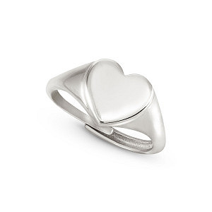 Messagi d'Amore Bague, Cœur, One Size: 11 - 17