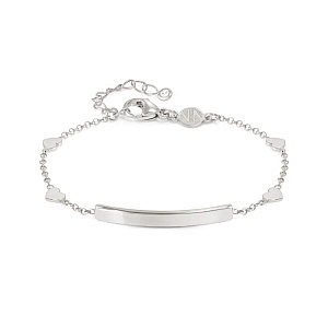 Messagi d'Amore Armband, Plakette, Herz, 19 cm