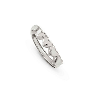 Armonica Bague, 5 Cœurs, One Size: 11 - 17