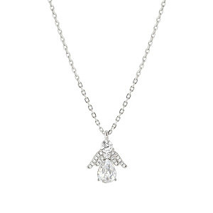 Shine Me Up Collier, Ange, ZC blanc, 44 cm