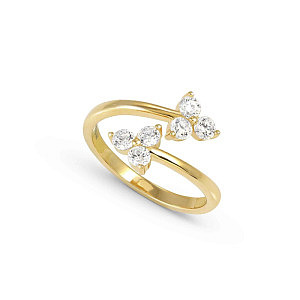 Life Bouquet Bague, Trinity, ZC blanc, diverses tailles
