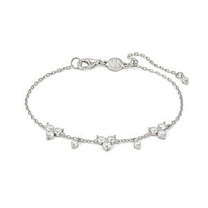 Life Bouquet Armband, Trinity, CZ weiss, 19.5 cm
