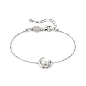 Dreams Beats Bracelet, Lune, ZC blanc, 18 cm