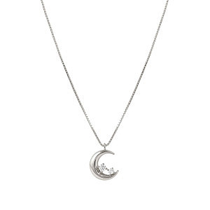 Dreams Beats Collier, Lune, ZC blanc, 44 cm