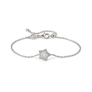 Lifepoetry Bracciale, Stella, Pavé bianchi, 19 cm