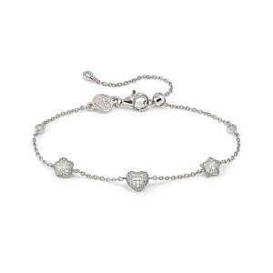 Lifepoetry Bracelet, Mix, Pavé blanc, 19 cm