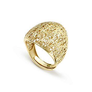 Leaf of Light Bague, Bande, large, diverses tailles