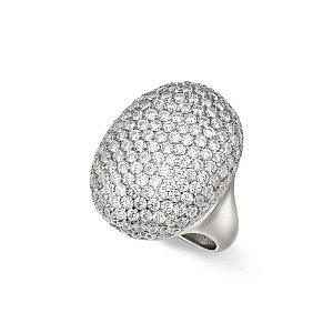 Precious Moves Ring, Pavé weiss, diverse Grössen