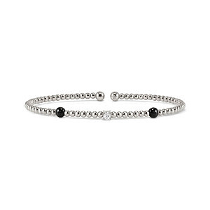 Siren Dream Bracciale, Agata nera, Ø 5.8 cm