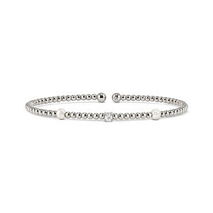 Siren Dream Bracelet, Perle blanche, Ø 5.8 cm