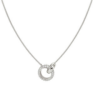 Siren Dream Collier, Cercles, Pavé blanc, 45 cm