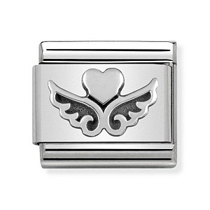 Silvershine OX Symbole, Herz mit Flügeln