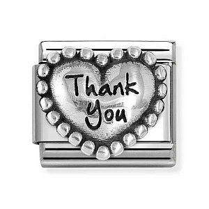 Silvershine OX Simboli, Cuore, THANK YOU