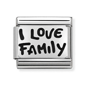 Silvershine OX Plate, I love family