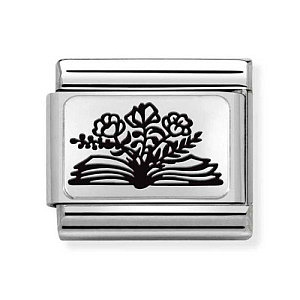 Silvershine Plate, Libro con fiori