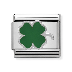 Silvershine Symbole, Kleeblatt, Grün