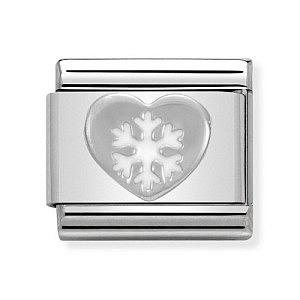 Silvershine Symbole, Herz mit Schneeflocke